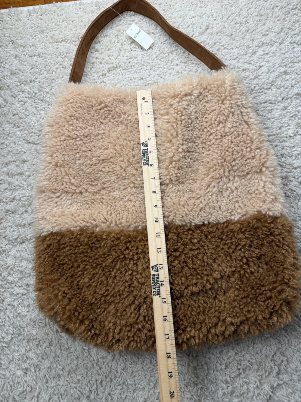 Aerie Fuzzy Tote Bag NWT